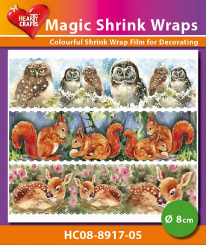 Magic Shrink Wraps - Animals  8cm