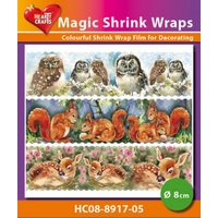 Magic Shrink Wraps - Animals Ø 8cm Magic Shrink Wraps - Animals Ø 8cm