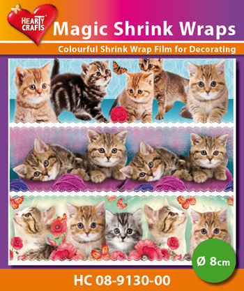 Magic Shrink Wraps, Kittens ( 8 cm)