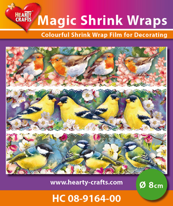 Magic Shrink Wraps - Birds Branch  8cm