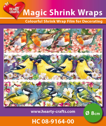 Magic Shrink Wraps - Birds Branch  8cm
