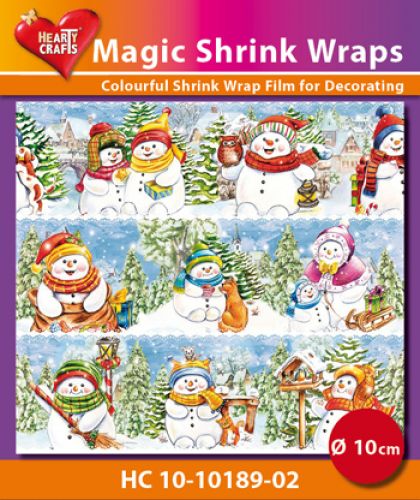 Magic Shrink Wraps - Snowmen  10cm
