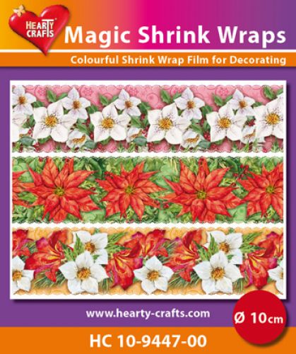 Magic Shrink Wraps - Winter Flowers  10cm