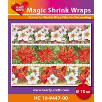 Magic Shrink Wraps - Winter Flowers Ø 10cm Magic Shrink Wraps - Winter Flowers Ø 10cm