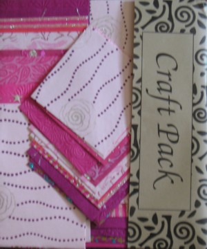 Handmade Paper Packs - Pink