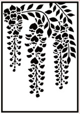 Nellie Snellen Embossing Folder - Wisteria