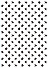 Nellie Snellen Embossing Folder Christmas - Backgrounds Stars