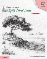 Nellie Snellen Clear Stamp Idyllic Floral Scenes - Tree on Shore