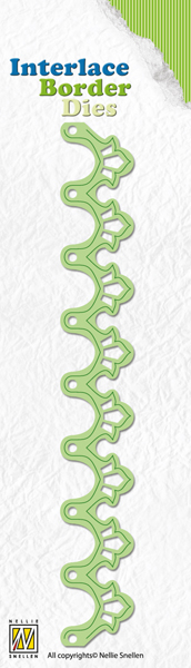 Nellie Snellen Interlace Border Die - Crown