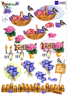 3D Paper - Garden (Pack of 10)