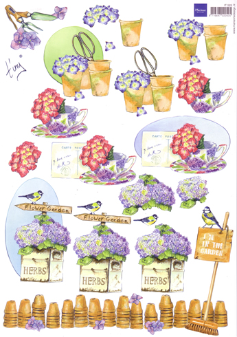 3D Paper - Garden (Pack of 10)