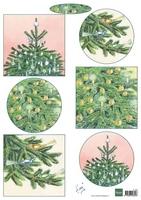 Marianne Design Decoupage - Christmas Trees