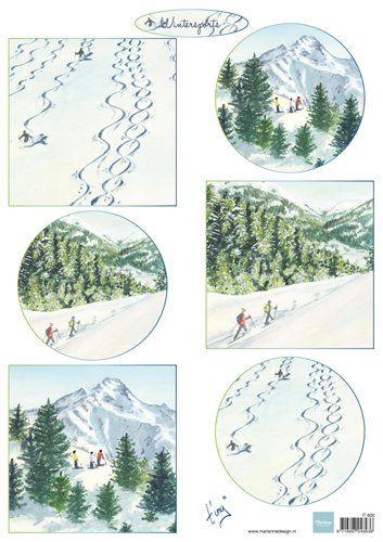 Marianne Design Decoupage -  Tiny's Winter Scenery 2