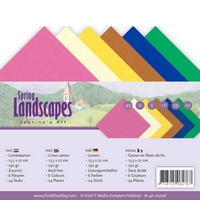 Jeanine's Art Spring Landscapes 4K Linen Card