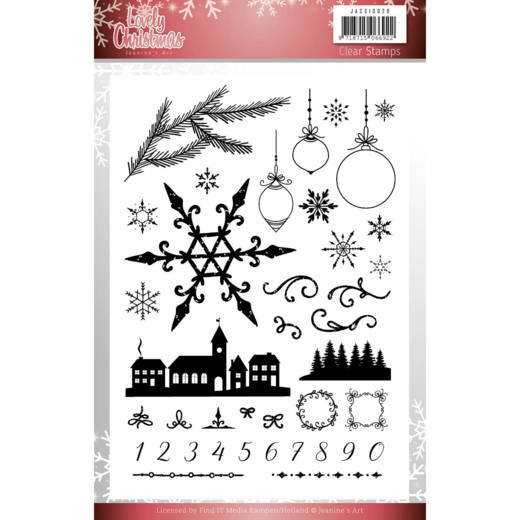 Jeanine's Art Lovely Christmas Clear Stamp