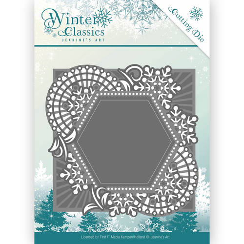 Jeanines Art Cutting Die Winter Classics - Mosaic Frame