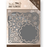 Jeanines Art Classic Butterflies and Flowers Cutting Die - Flower Frame