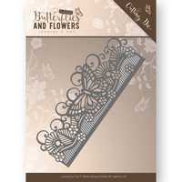 Jeanines Art Classic Butterflies and Flowers Cutting Die - Butterfly Border