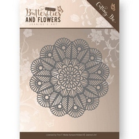 Jeanines Art Classic Butterflies and Flowers Cutting Die - Doily