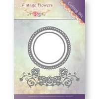 Jeanine's Art Vintage Flowers Cutting Die - Flowers and Circles