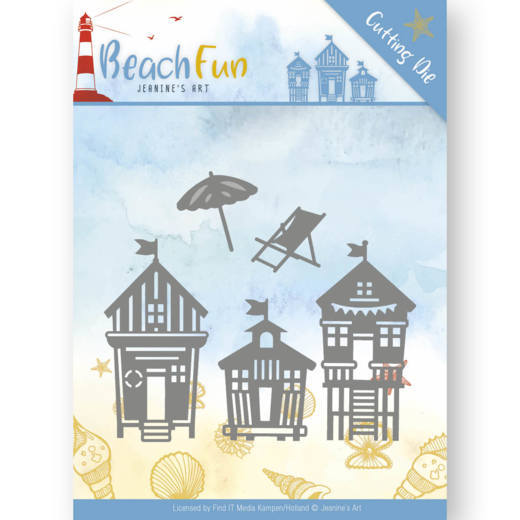 Jeanine's Art Beach Fun Cutting Die - Beach Houses