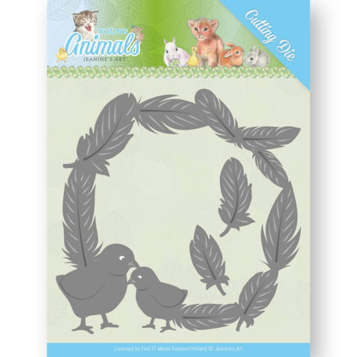 Jeanine's Art Young Animals Cutting Die - Feathers all Around