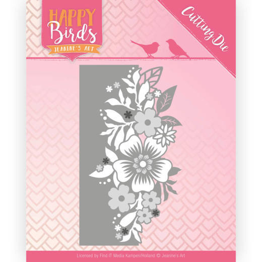 Jeanine's Art Happy Birds Cutting and Embossing Die - Flower Edge
