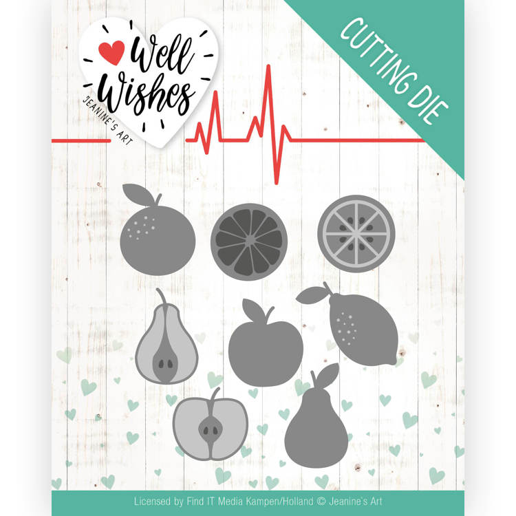 Jeanine's Art Well Wishes Cutting Die - Fruits