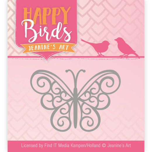 Jeanine's Art Happy Birds Cutting Die - Happy Butterfly