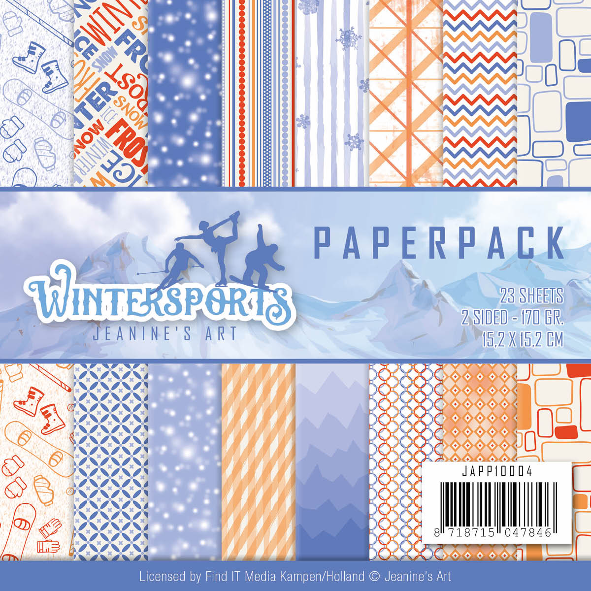 Jeanine's Art Wintersports Paper Pack