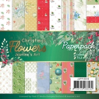 NEW Jeanine’s Art Christmas Flowers Paper Pack NEW Jeanine’s Art Christmas Flowers Paper Pack