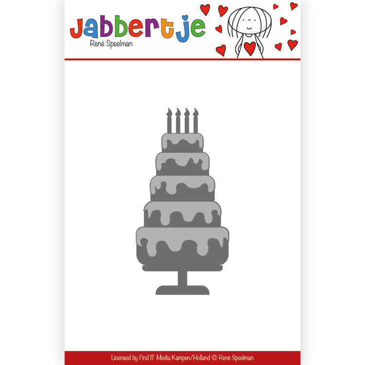 Jabbertje Cutting Dies - Tiered Cake