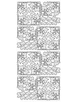 Peel Off Sticker - Holly Squares