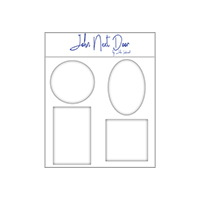 John Next Door Gel Media Plate Rectangle Frame JLMP008 by John Lockwood