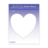 HALF PRICE John Next Door Media Plate - Heart