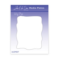 HALF PRICE John Next Door Media Plate - Wavy Plaque