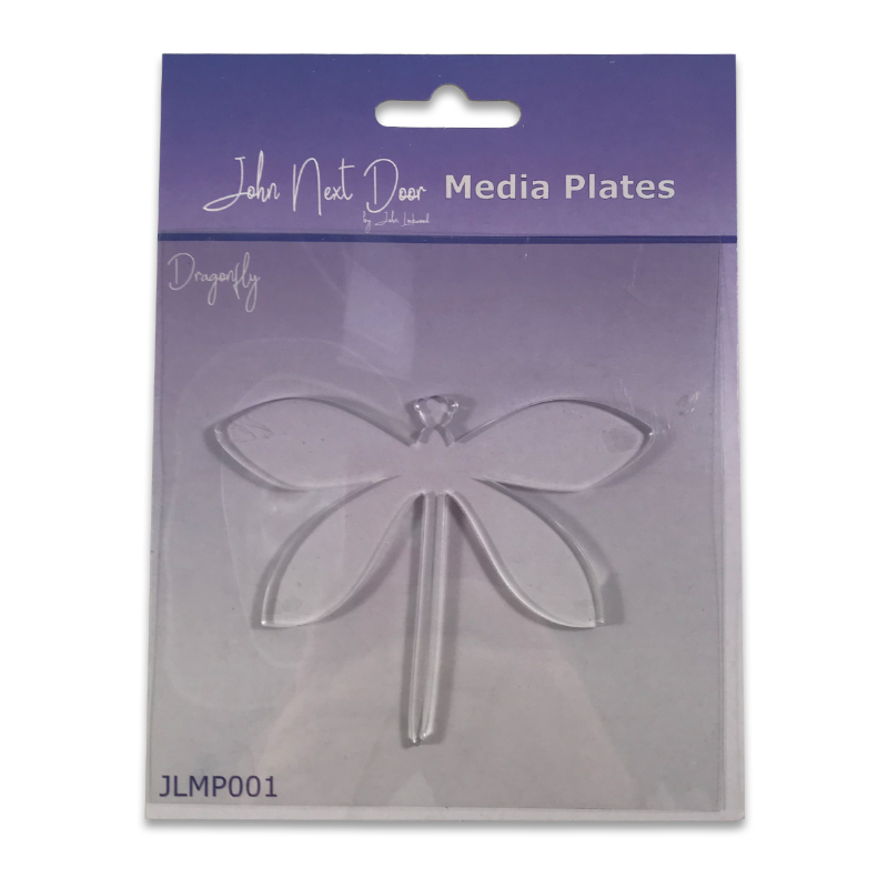 John Next Door Media Plate - Dragonfly