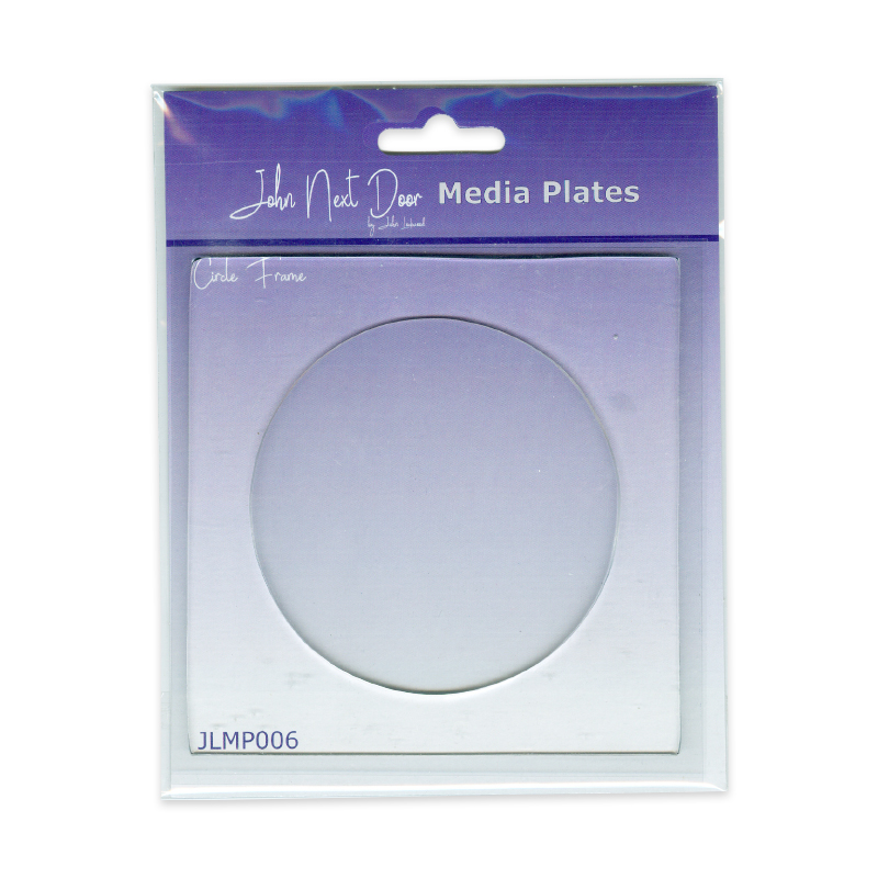 John Next Door Media Plate - Circle Frame