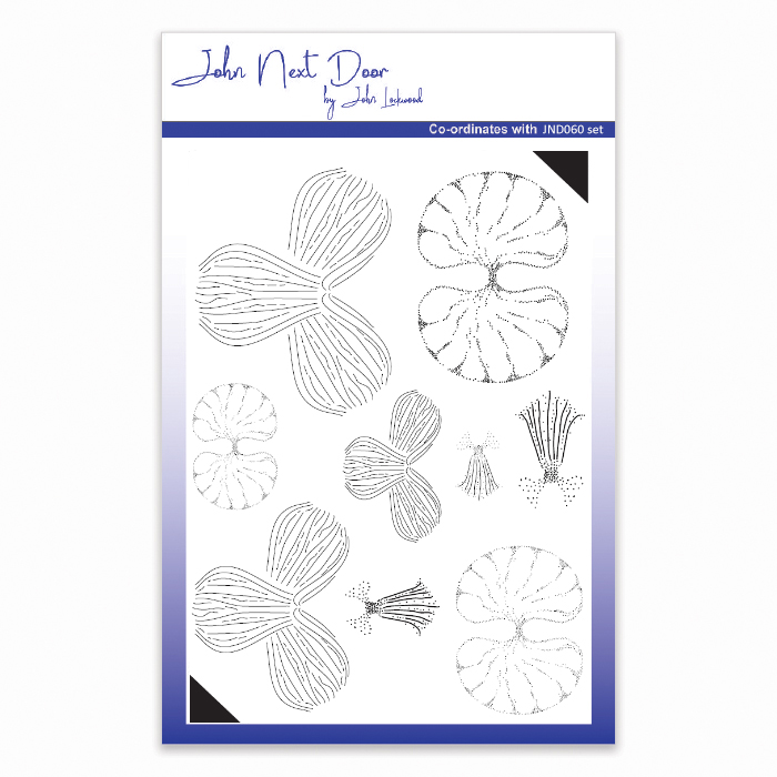 John Next Door Clear Stamp - Orchid