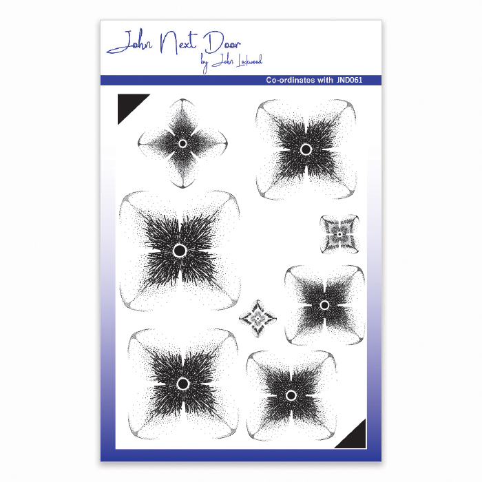 John Next Door Clear Stamp - Shaded Hydrangea