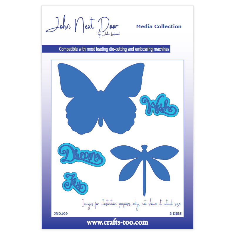 John Next Door Flower Collection - Butterfly & Dragonfly