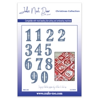 John Next Door Christmas Dies - Advent Numbers (12pcs)
