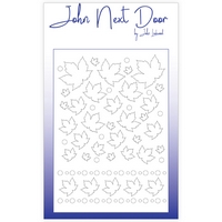 John Next Door Mask Stencil - Falling Leaves A5