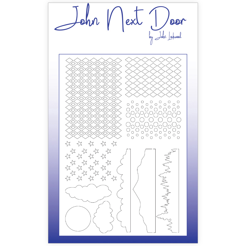 John Next Door Mask Stencil - A4 Textures 1
