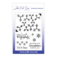 John Next Door Christmas Clear Stamp - Snowflower