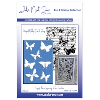John Next Door Die and Stamp Collection - Butterfly