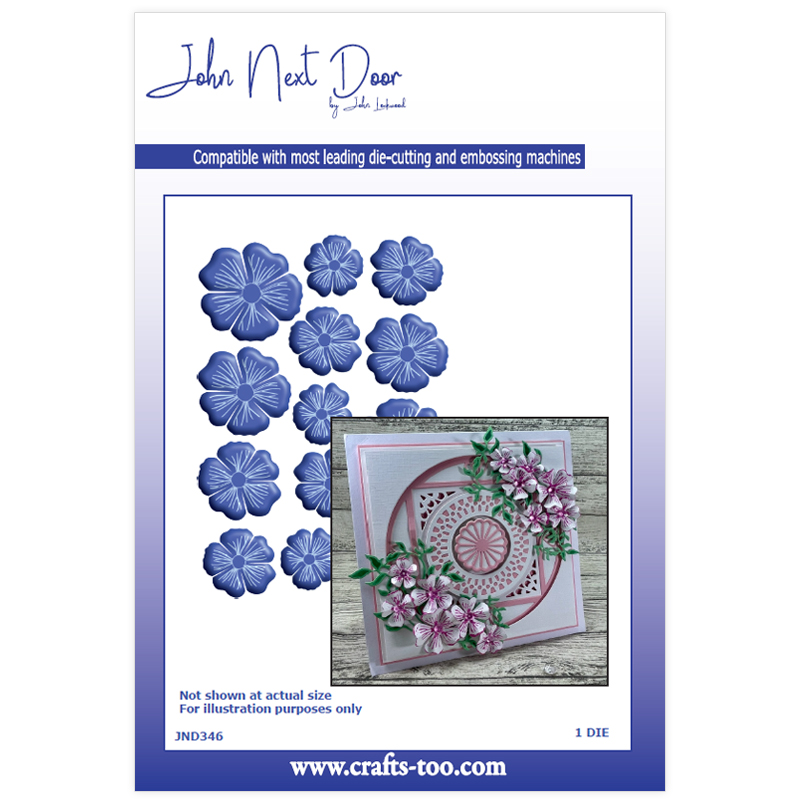 John Next Door - Mallow Blossom Flower Plate