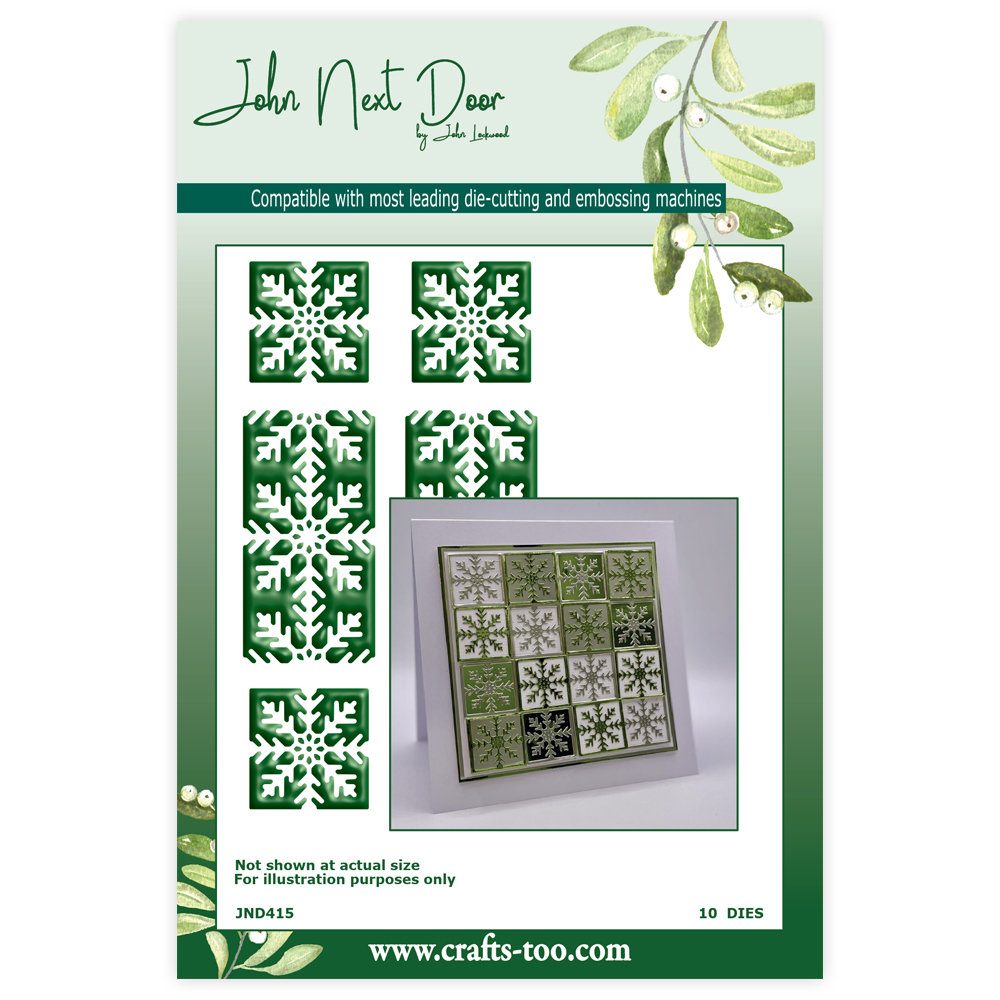 John Next Door - Sam's Snowflake Squares (10pcs)