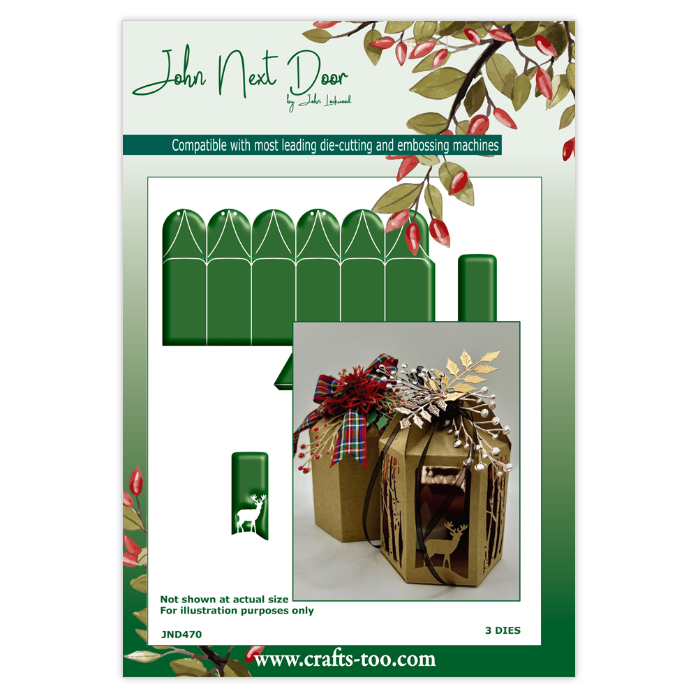 John Next Door Christmas - Tall Lantern