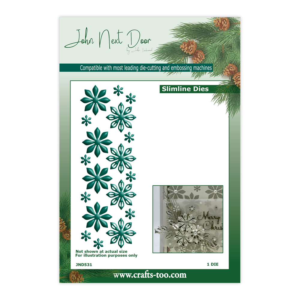 SOLD OUT John Next Door Christmas - Slimline Crystal Flower